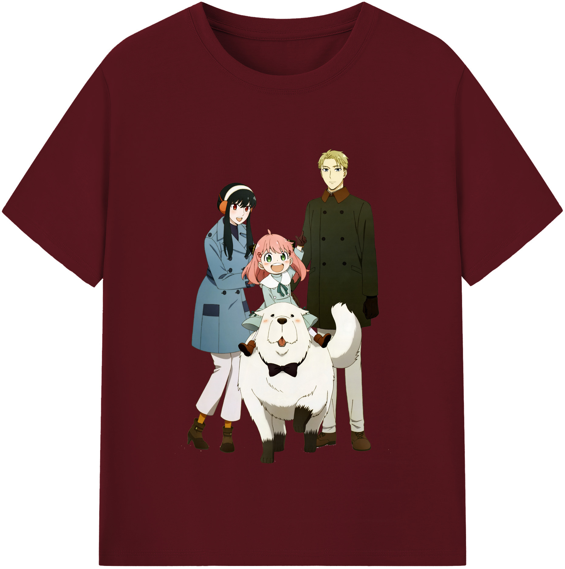 （画像用） SPY×FAMILY间谍家家酒 綿100％半袖Tシャツ（フロントプリント）
